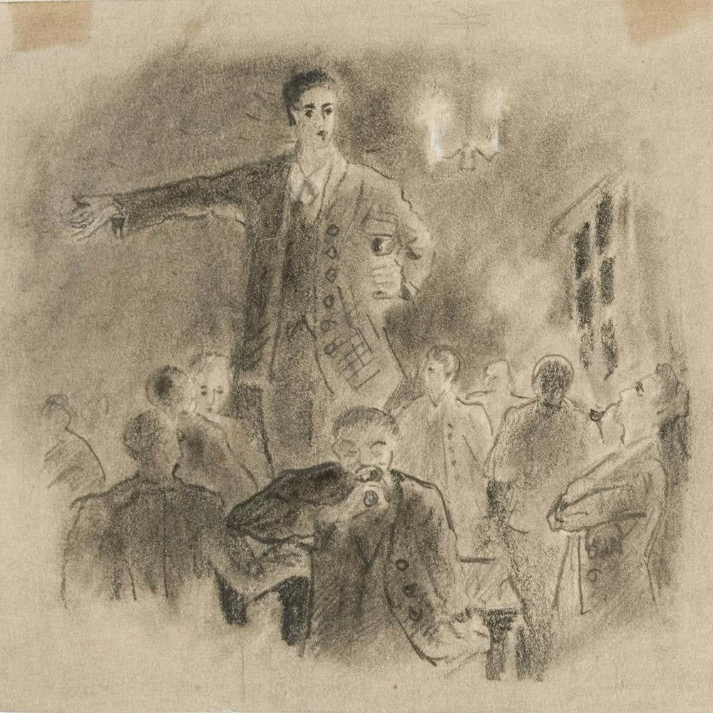 Istujaiset By Magnus Enckell