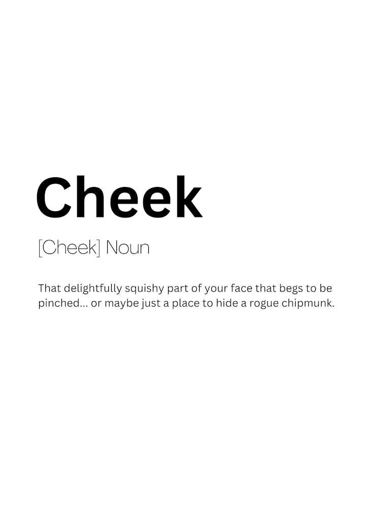 Cheek Definition Meaning