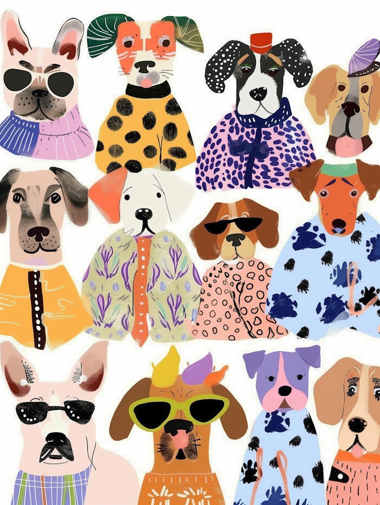 Dogs In Hats