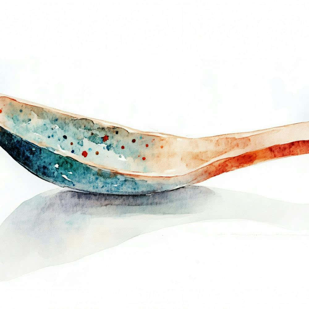 Watercolor Spoon 1