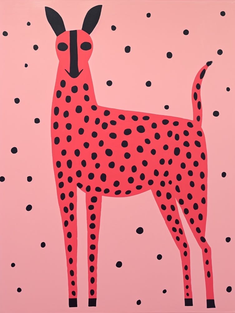 Pink Polka Dot Antelope 1