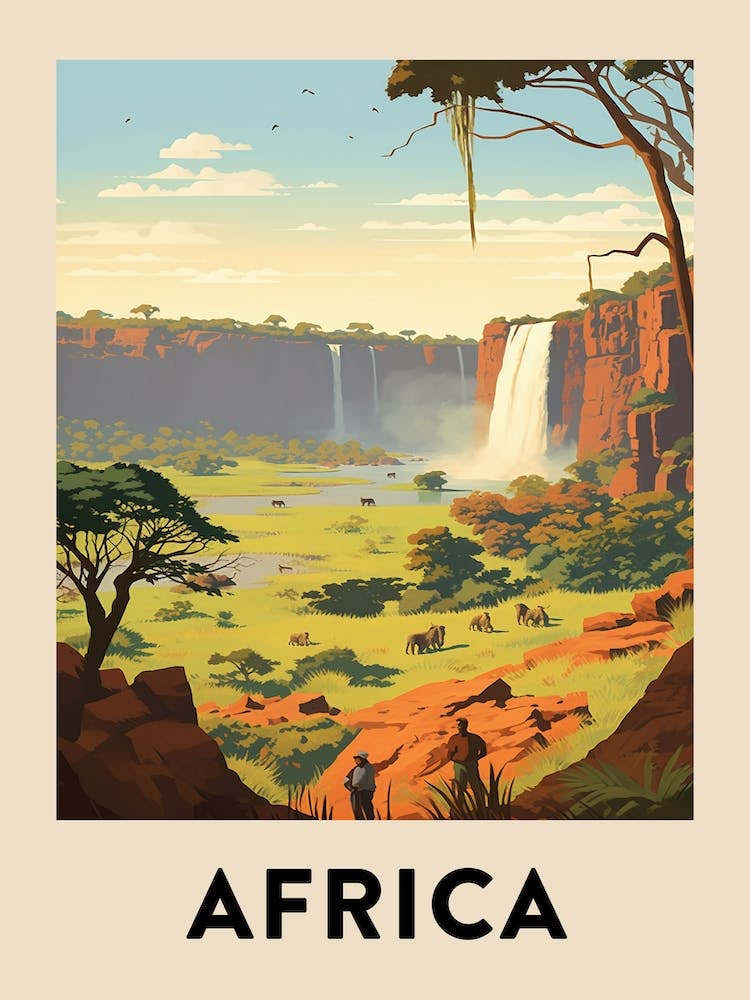 Vintage Travel Poster Africa 6