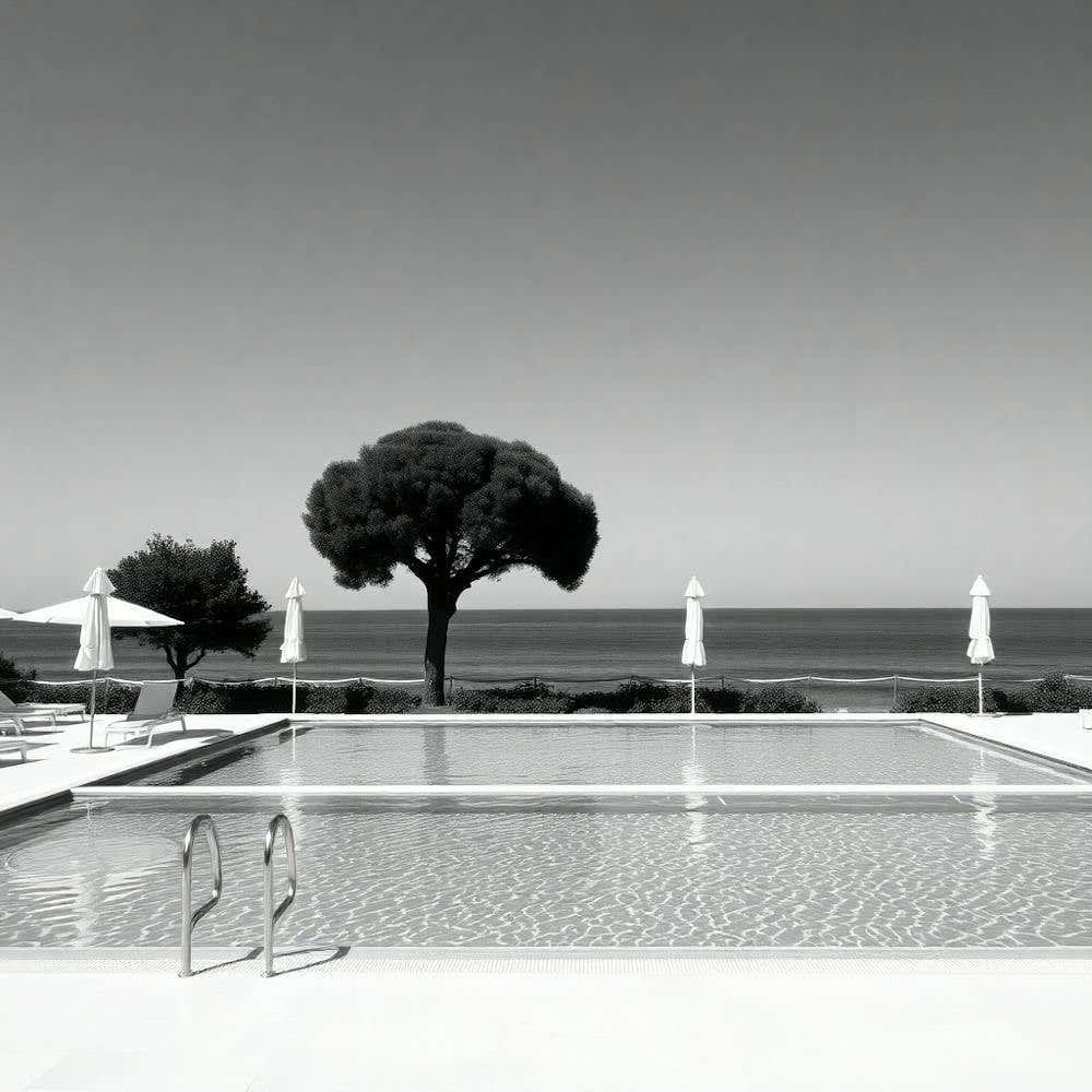 Swimming Pool By The Sea
