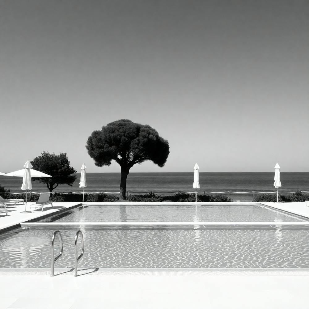 Swimming Pool By The Sea