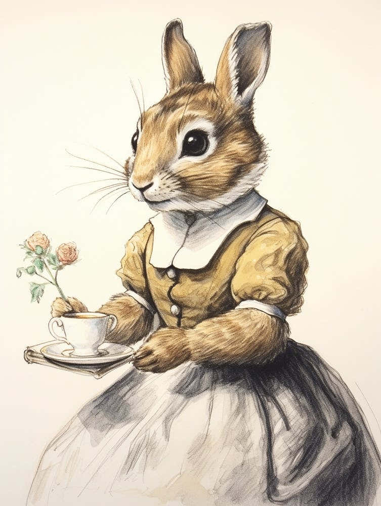 Storybook Animal Watercolour Chipmunk 1