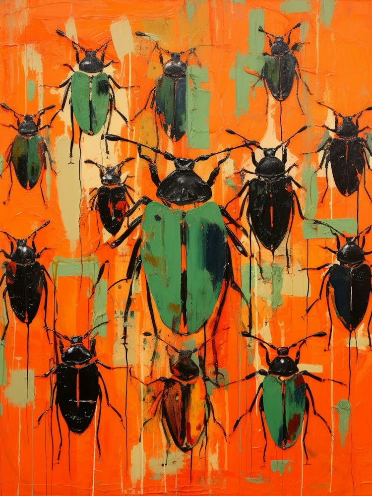 Beetle Abstract Geometric Abstract 4