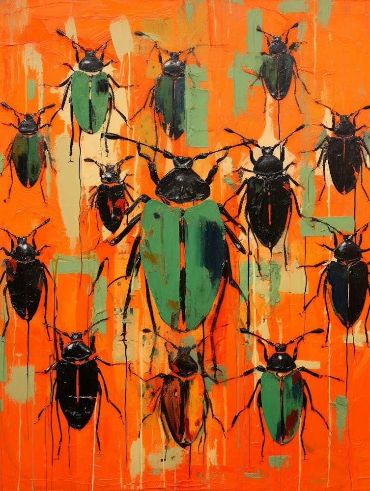 Beetle Abstract Geometric Abstract 4