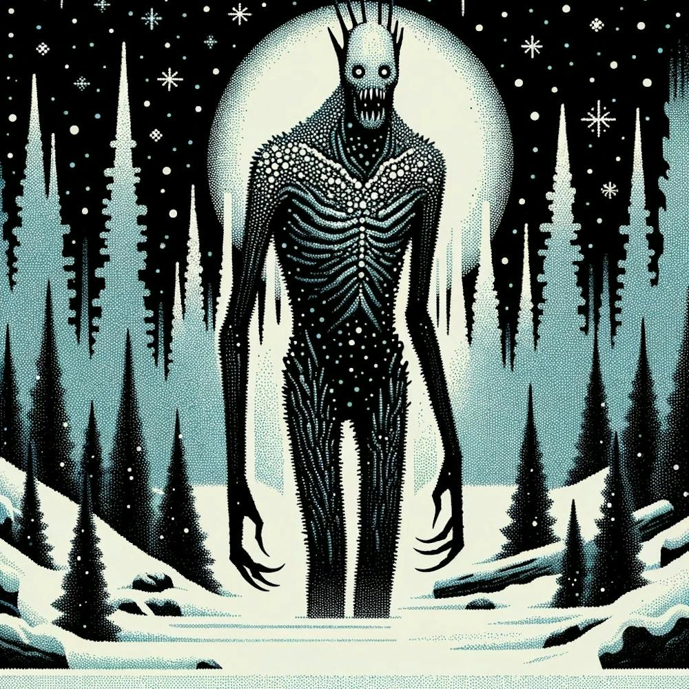 Skeleton In The Woods