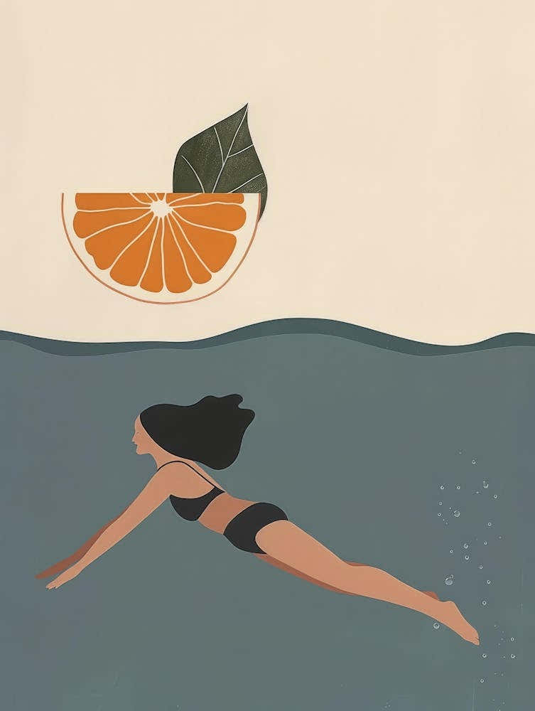 Swimming In The Ocean