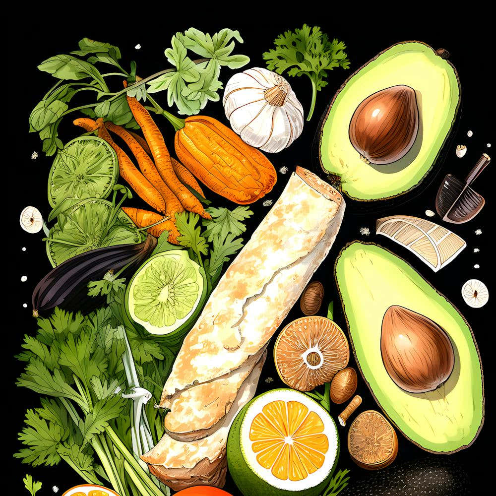 Healthy Food Vector Illustration 1