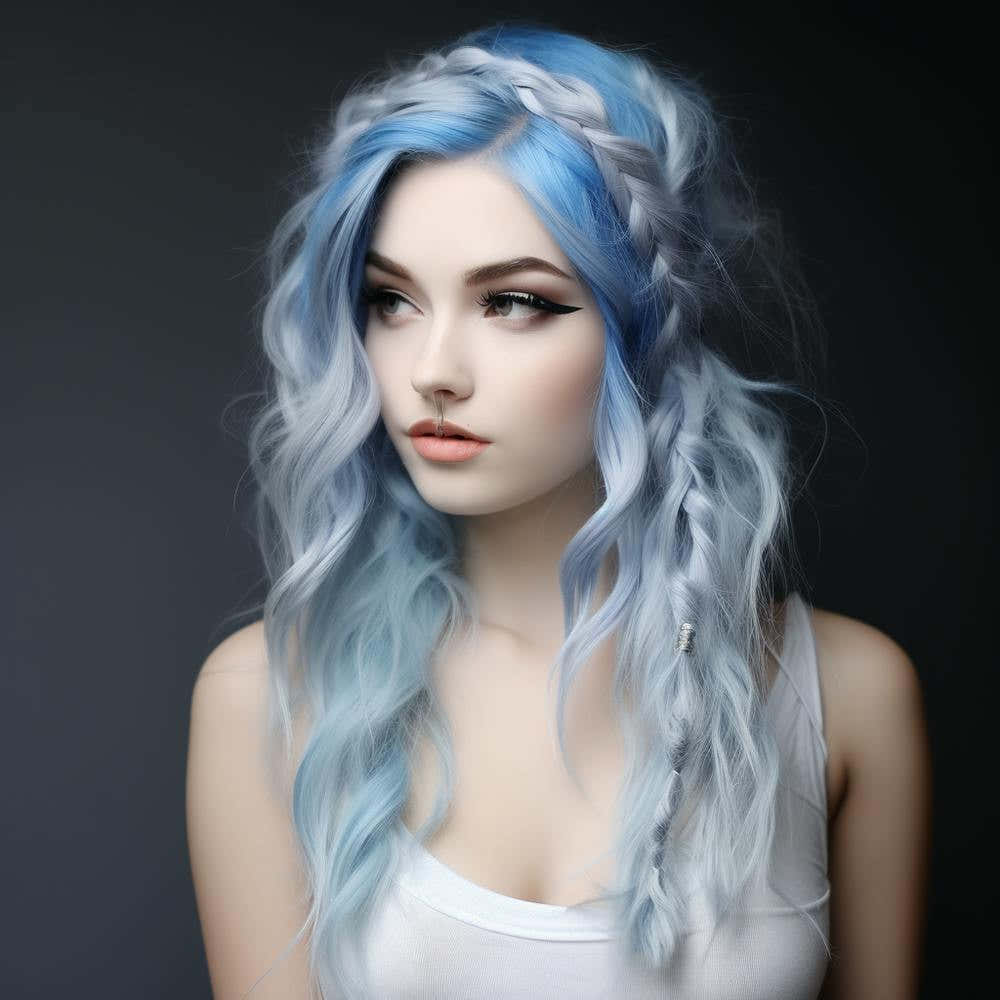 Blue Haired Girl 1
