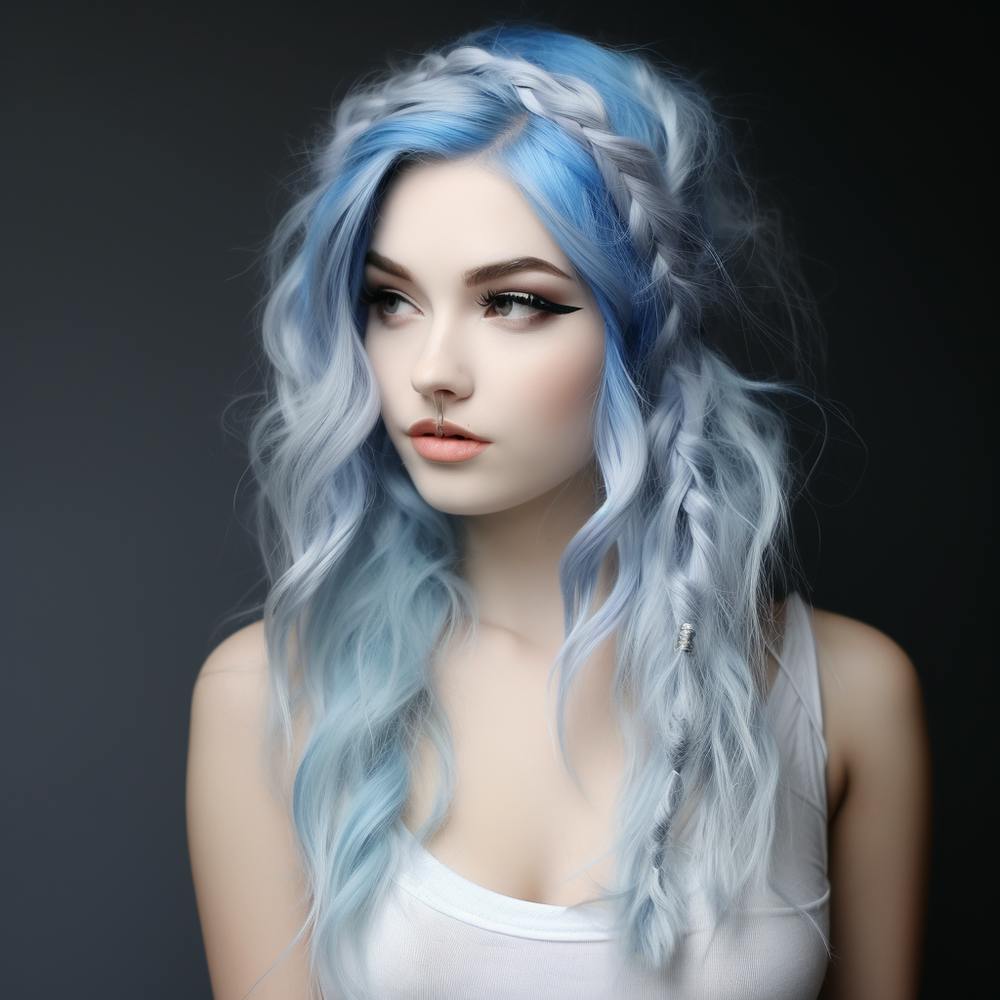 Blue Haired Girl 1