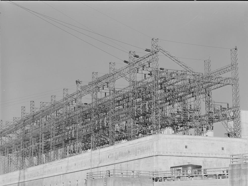 Powerhouse,Bonneville Dam, Oregon By Russell Lee