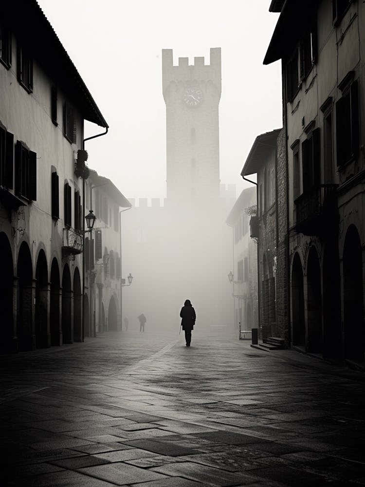 Arezzo, Italy,  Black And White Analogue Photography  4