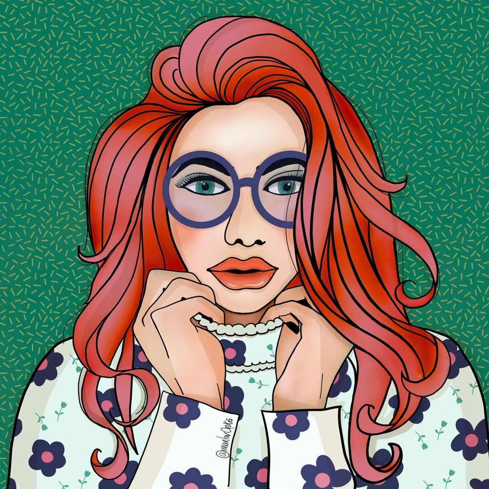 Green pop girl