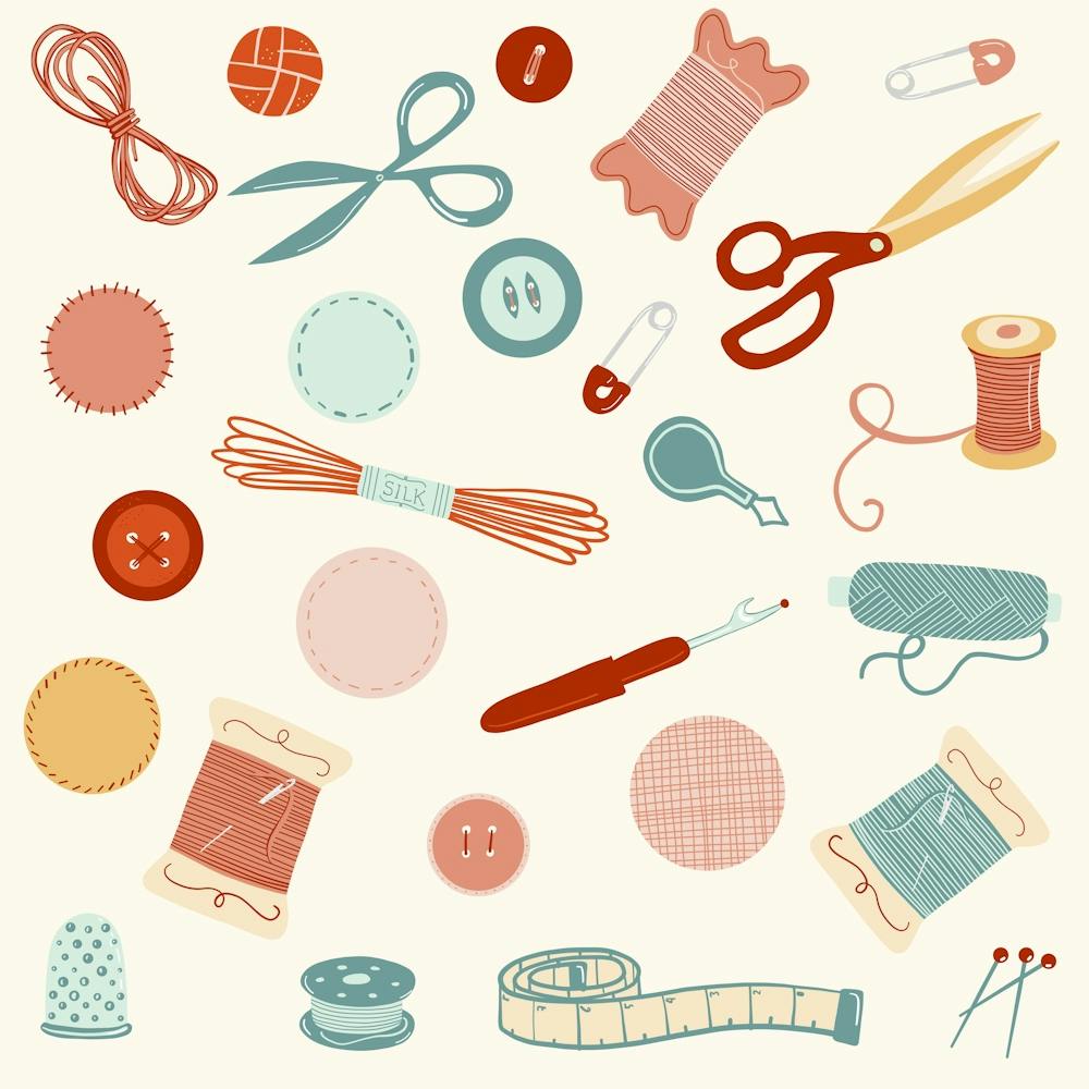 Vintage Sewing Supplies and Notions