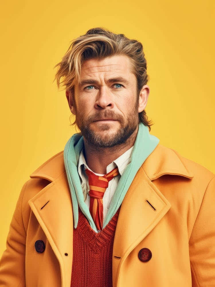 Chris Hemsworth Fashion Art 1