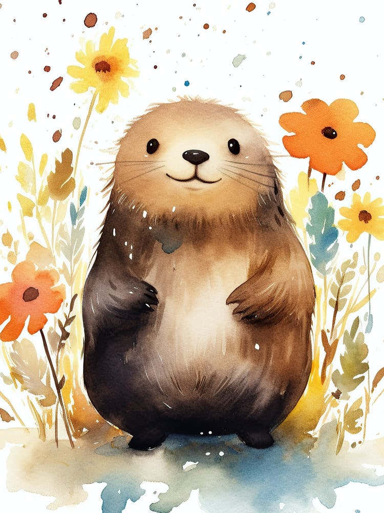 Cute Mole Watercolor