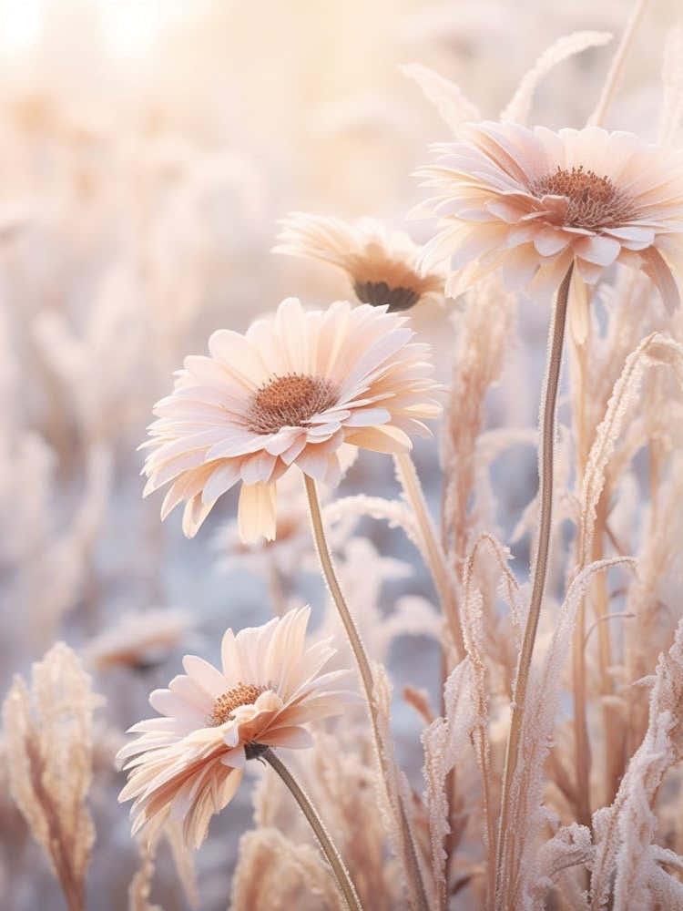 Frosty Botanical Gerbera Daisy 2