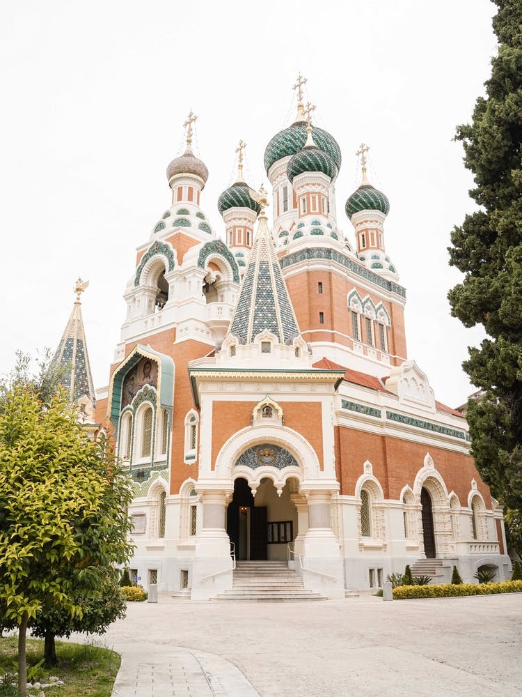 Russian Cathedral In Nice