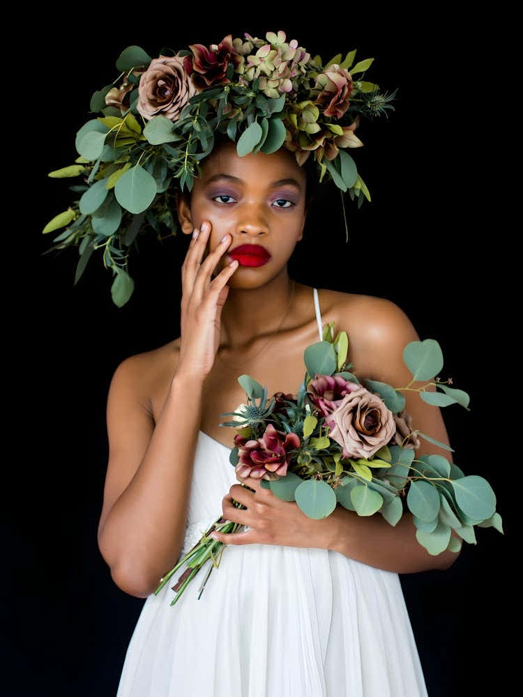 Floral Elegance – A Stunning Bloom-Centered Composition