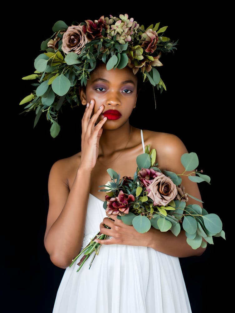 Floral Elegance – A Stunning Bloom-Centered Composition