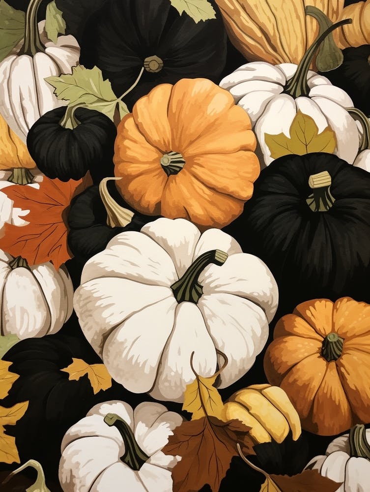 Pumpkin Patch Illustration 3