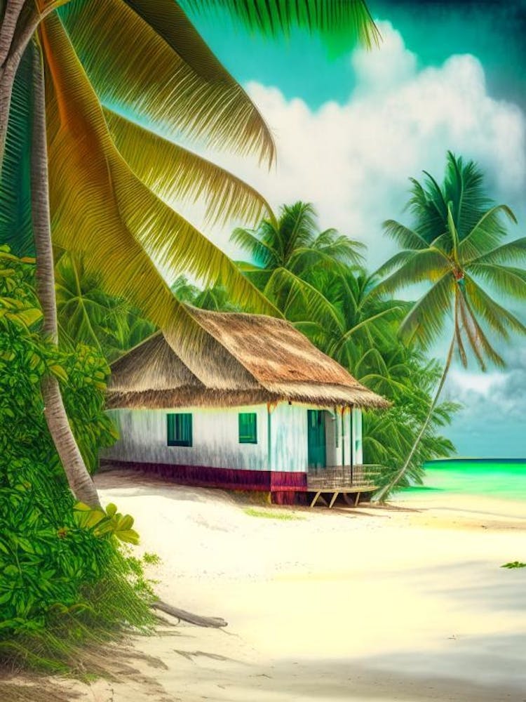 Little Corn Island Nicaragua Soft Colours Tropical Destination