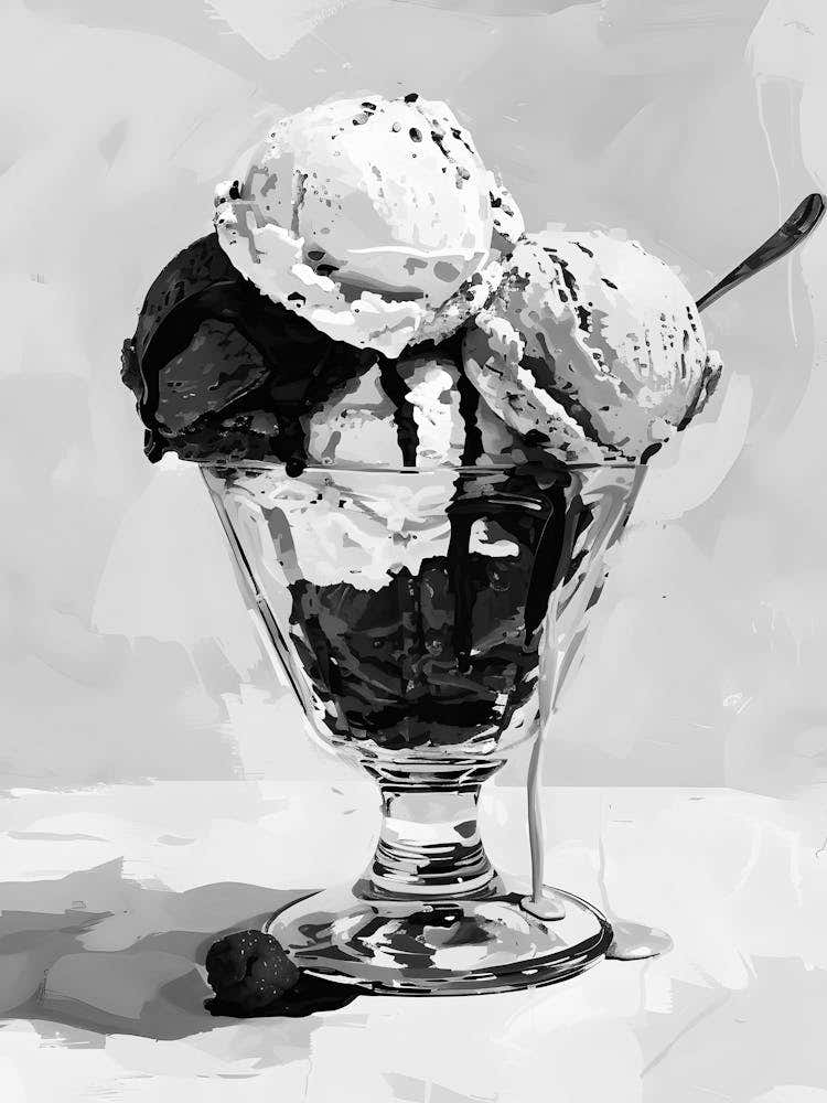 Ice Cream In A Glass