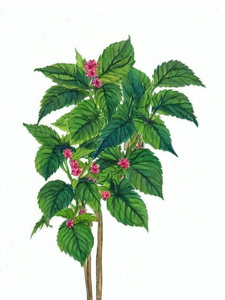 Achimenes (Achimenes Hybrids) Watercolor