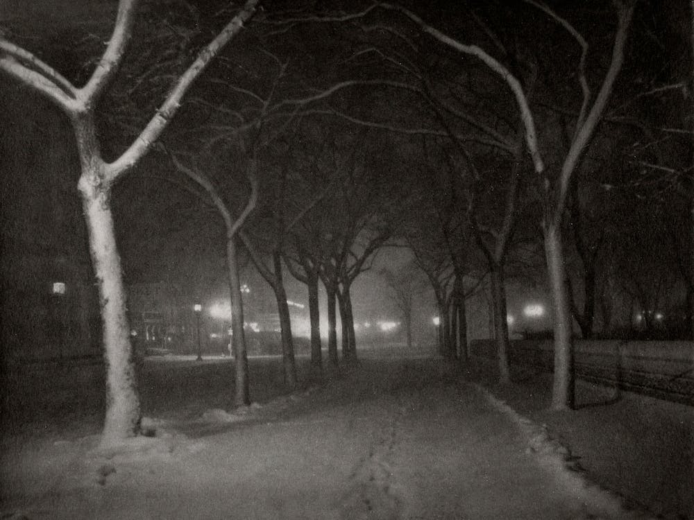 An Icy Night, New York (1898), Alfred Stieglitz