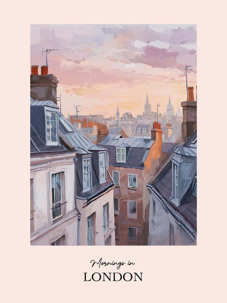 Mornings In London Rooftops Morning Skyline 1