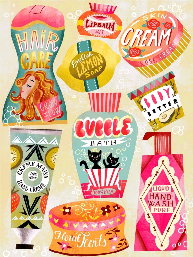 Bubble Bath Lotions Hair Care Potions