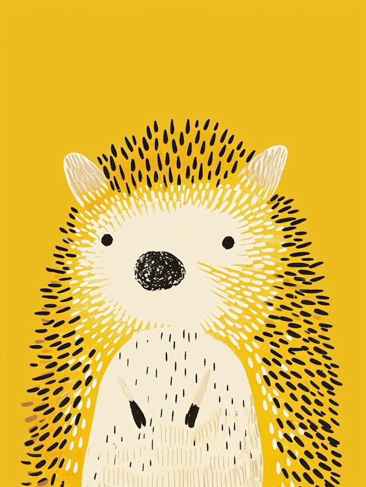 Yellow Hedgehog 4