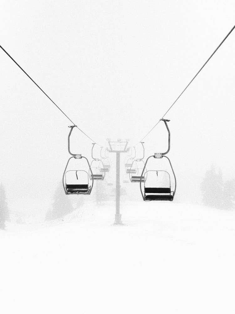 Ski Lift in Winter Wonderland