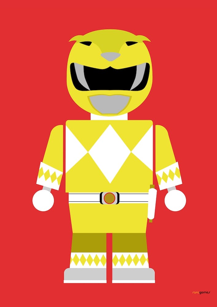Toy Power Ranger Yellow