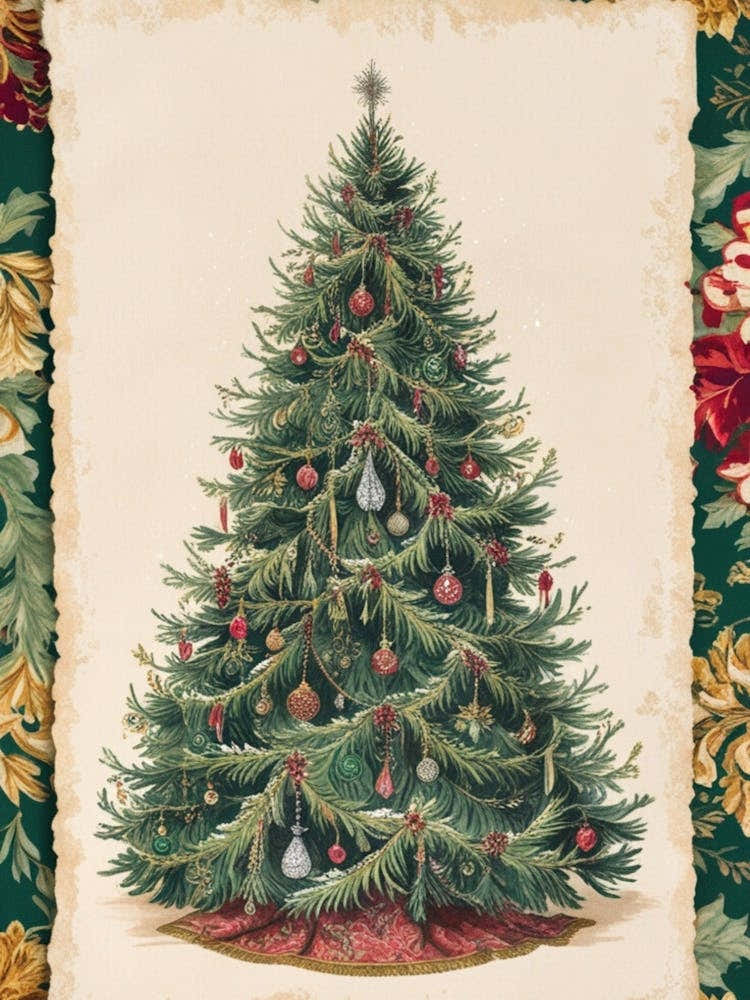 William Morris Christmas Tree 38
