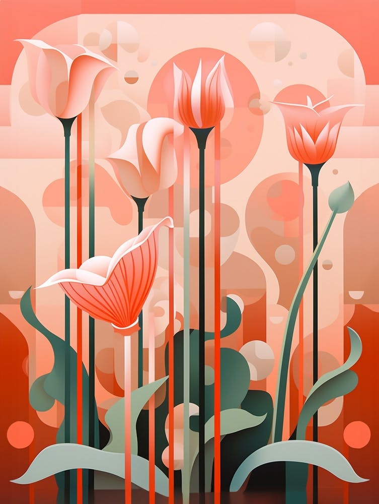 Botanical Foms Abstract Illustration 1