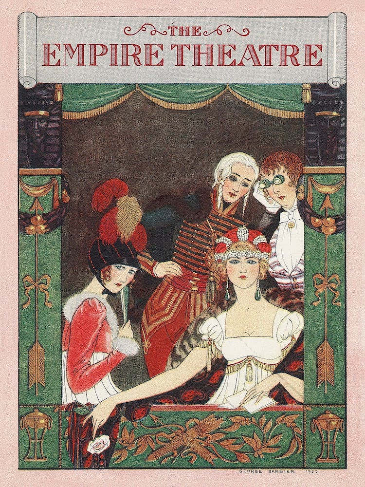 The Empire Theatre (1928), George Barbier