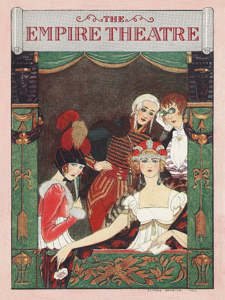 The Empire Theatre (1928), George Barbier