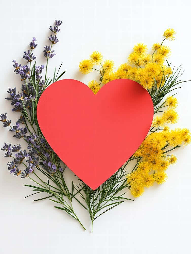 Heart With Flowers