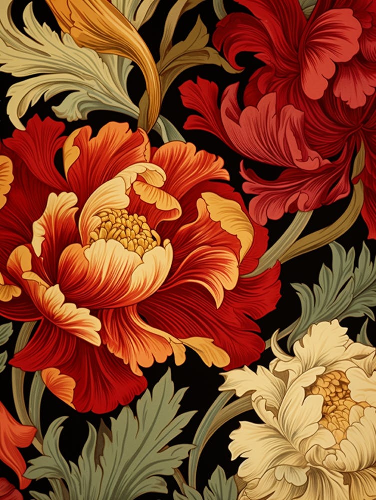 Peony Flower Pattern