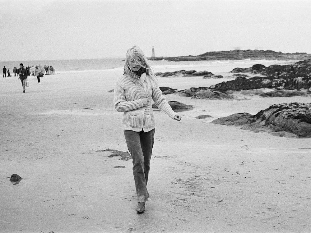 Brigitte Bardot On Location In Scotland, 1966