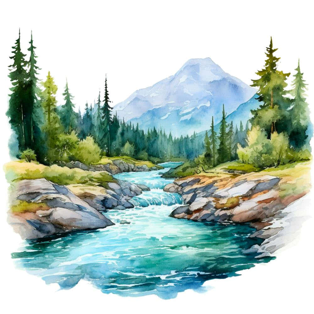 Watercolor Landscape 12