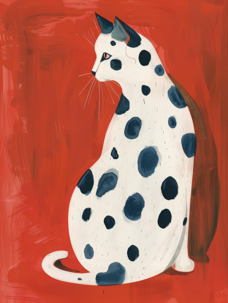 Polka Dots Cat