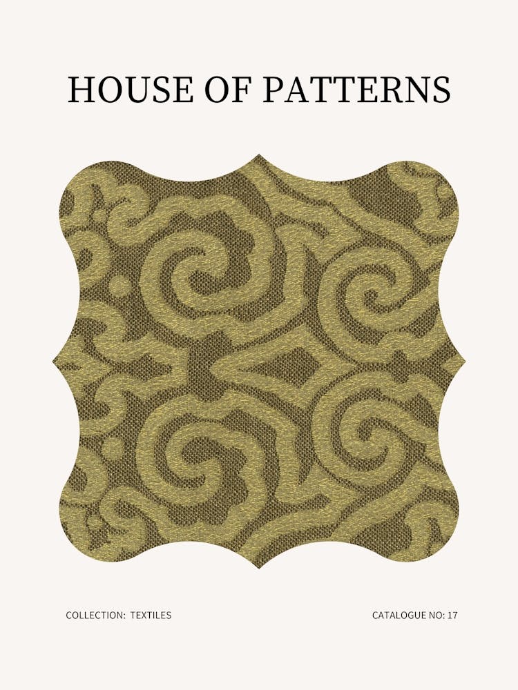 Textile Pattern Poster 17