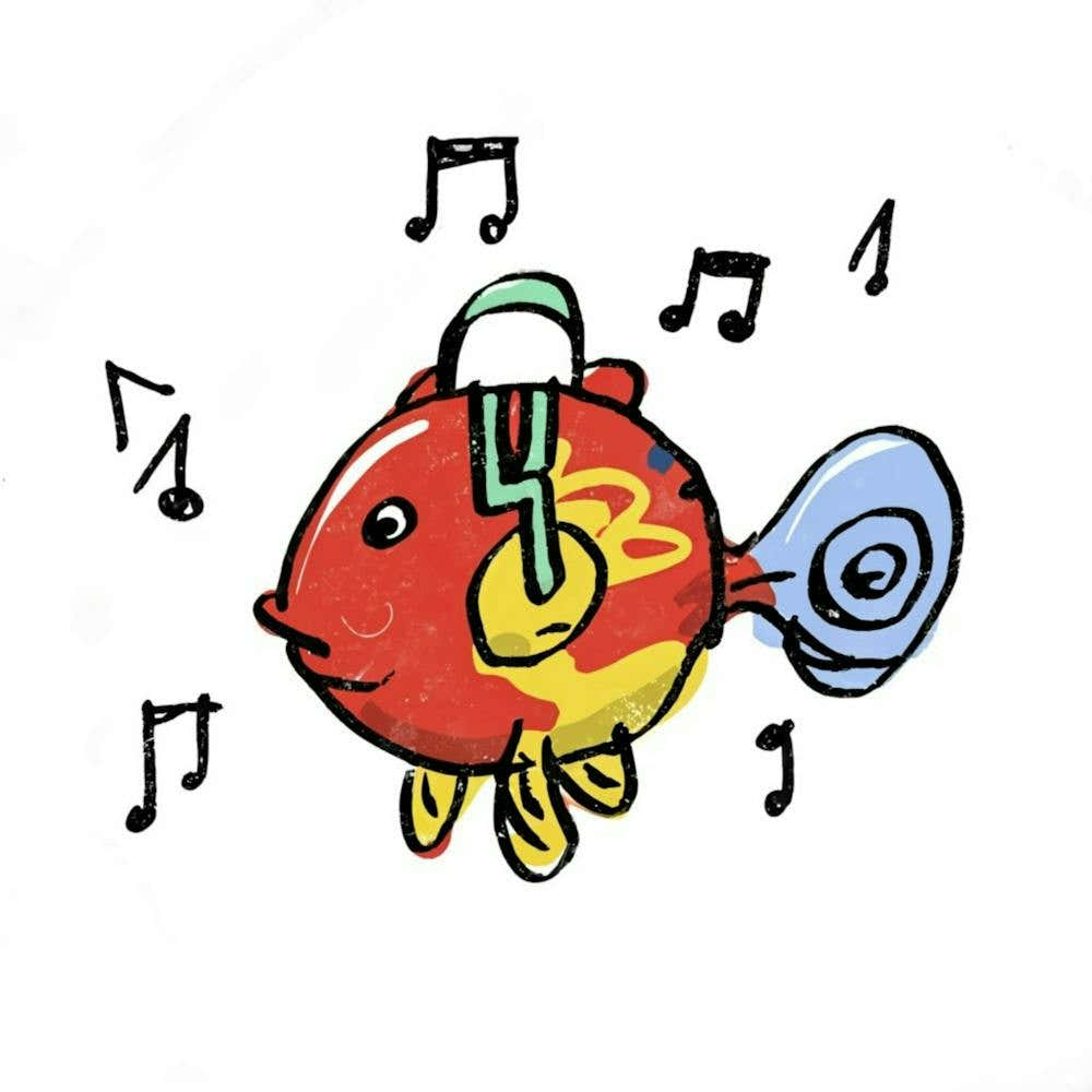 Fish With Music Notes 2