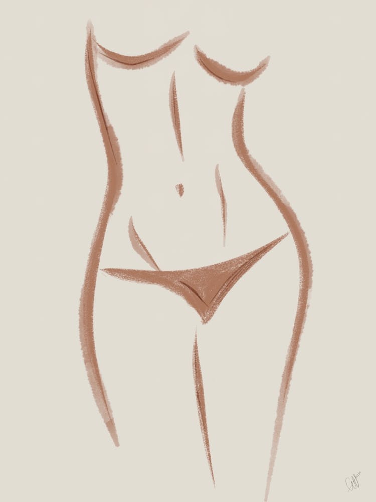 Woman 4 - Pantone 2025 Mocha Mousse