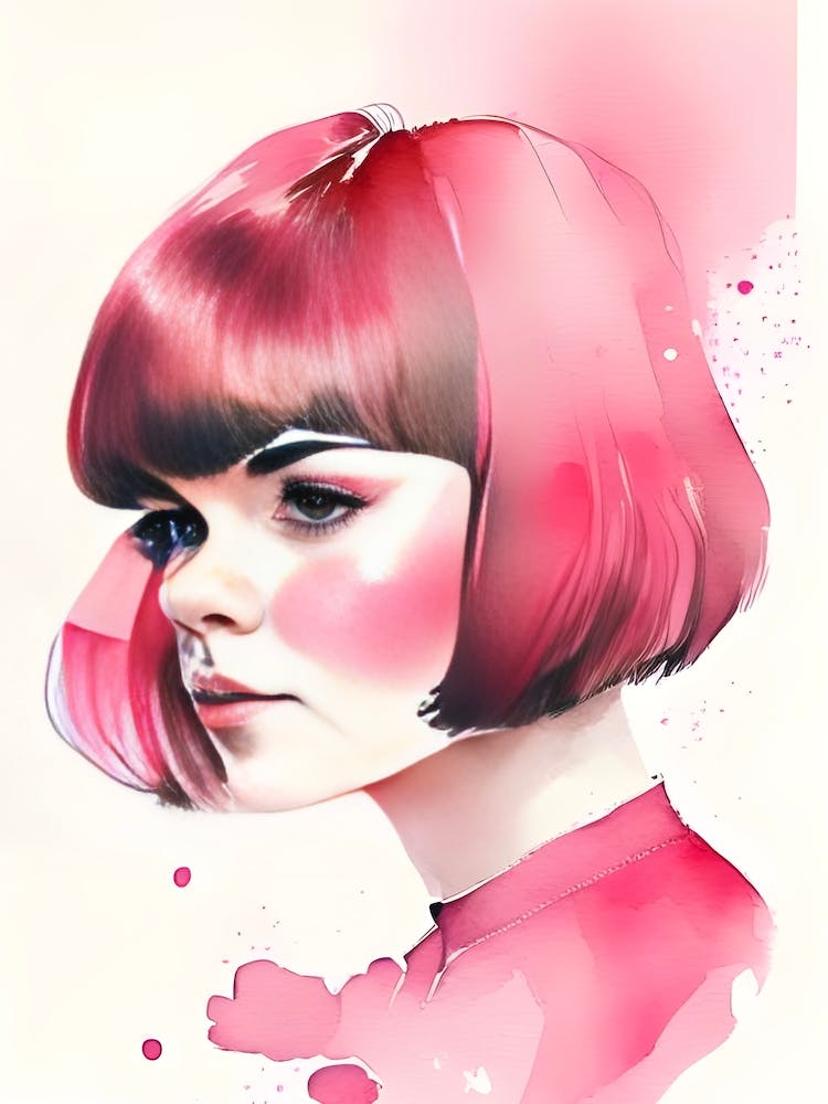 Pink Haired Girl