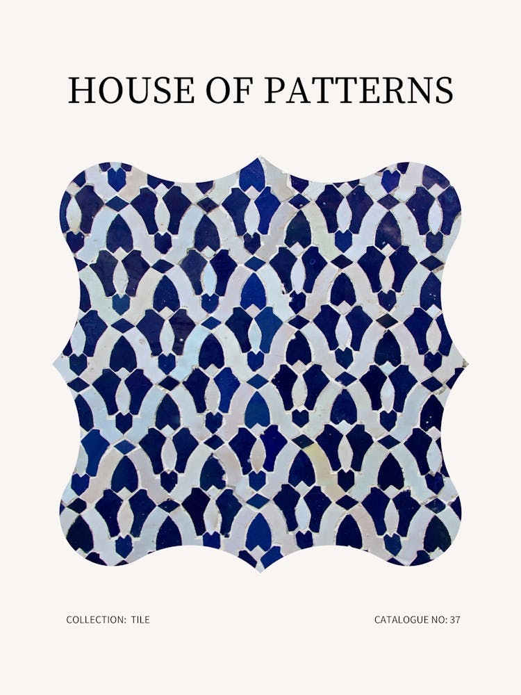 Tile Pattern Poster 38